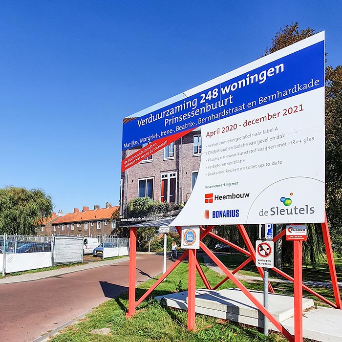 Verduurzaming Prinsessenbuurt Leiden Heembouw