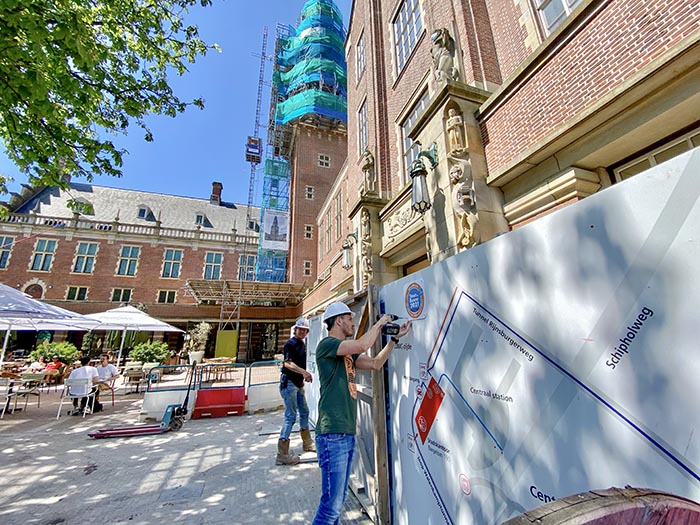 Tour de Bouw Verbouwing Stadhuis Leiden Du Prie