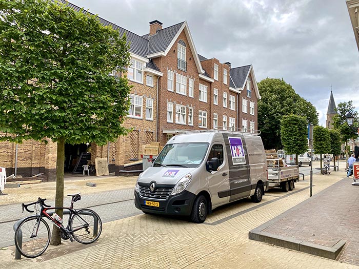 Tour de Bouw 2020  Van der Wiel Bouw in Noordwijk