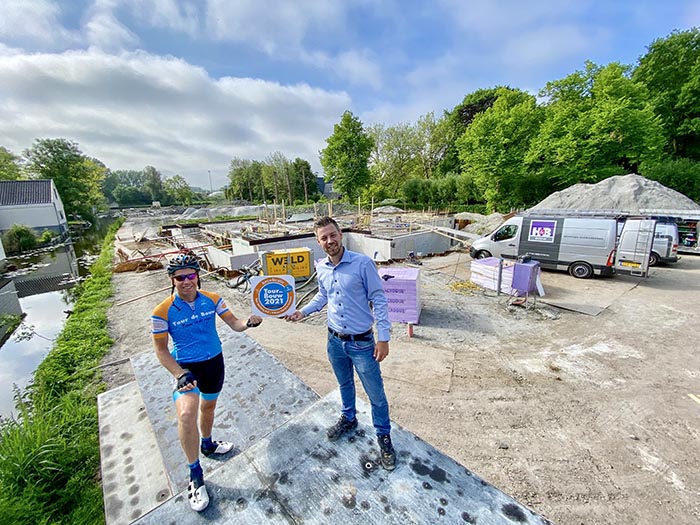 Tour de Bouw 2020  Van der Wiel Bouw in Noordwijk