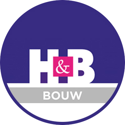 Logo H&B Bouw op Bouw in de Regio