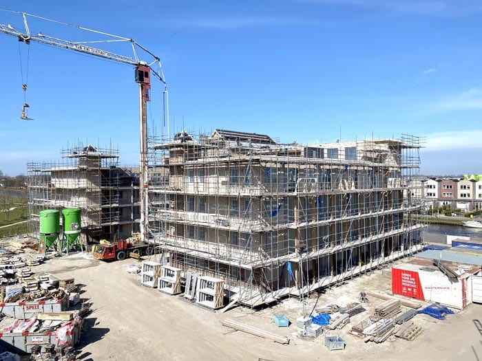 Nieuwbouw De Horn appartementen Rijnsburg door Van Rhijn Bouw