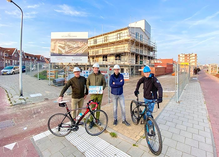 Tour de Bouw Visserijschool Katwijk door Ouwehand Bouw