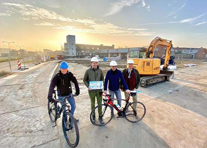 Tour de Bouw Visserijschool Katwijk door Ouwehand Bouw