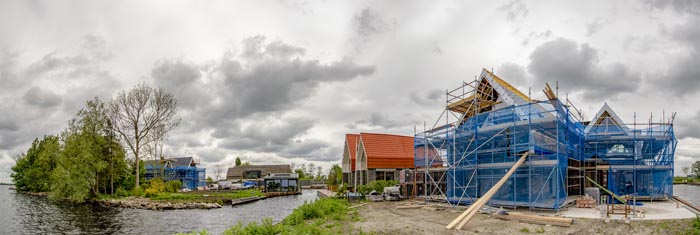 Van Berkel Aannemers Kudelstaart Heerlijkheid Calslagen villa aan het water